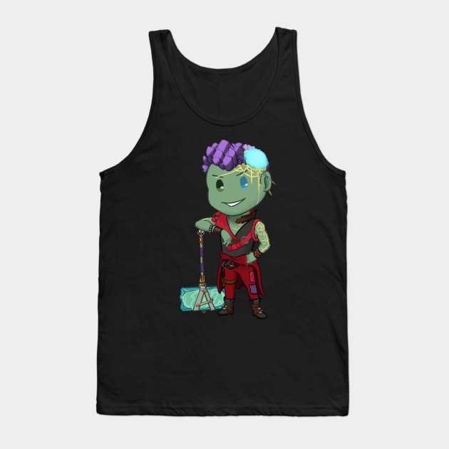 Punk Rock Barbarian Tank Top by ZioCorvid